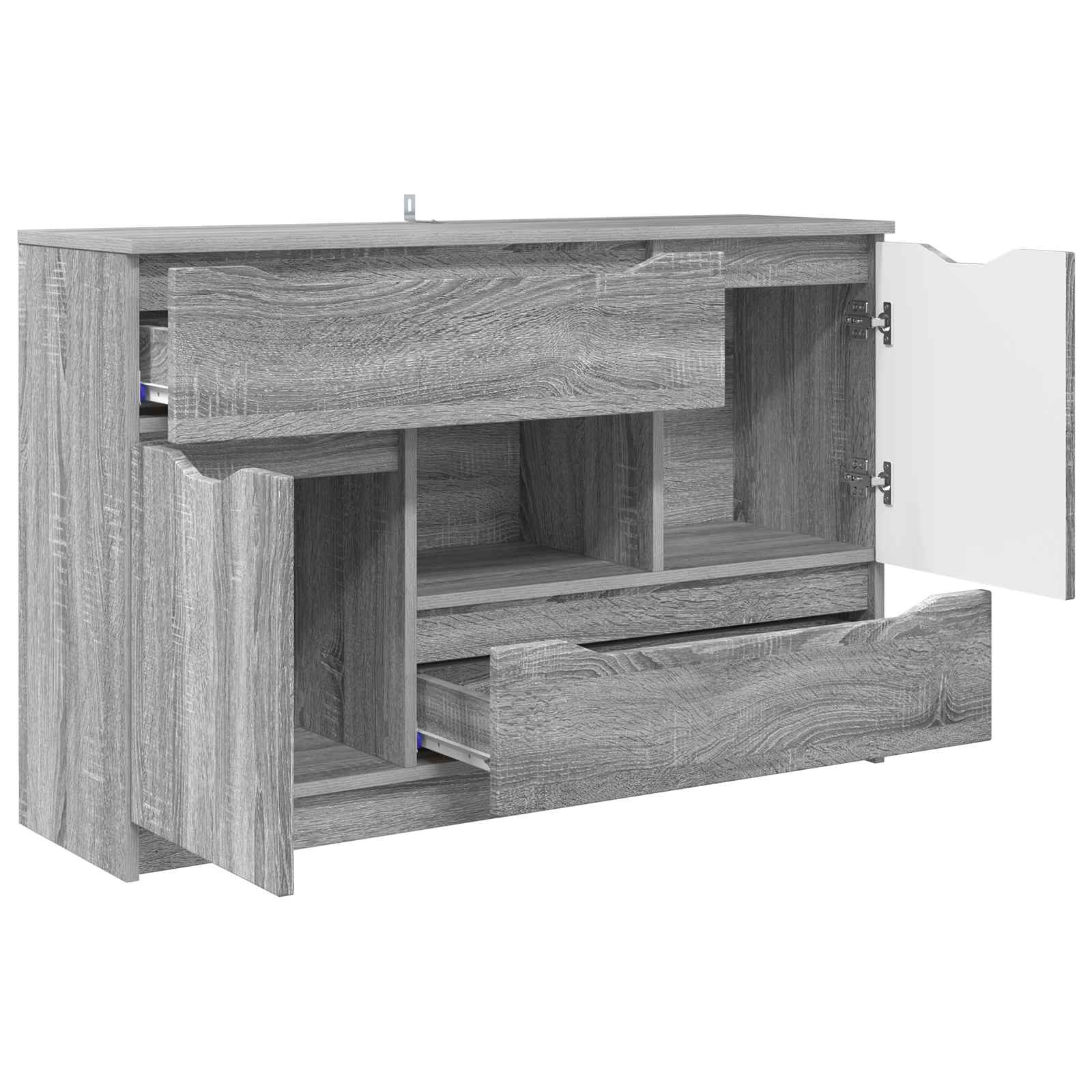 Cabinet Gray Sonoma 100 x 30 x 65.6 Engineered wood