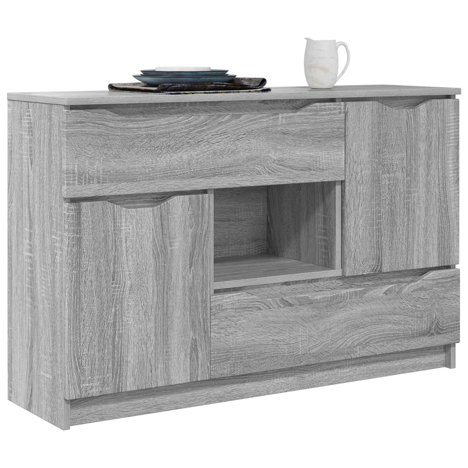 Cabinet Gray Sonoma 100 x 30 x 65.6 Engineered wood