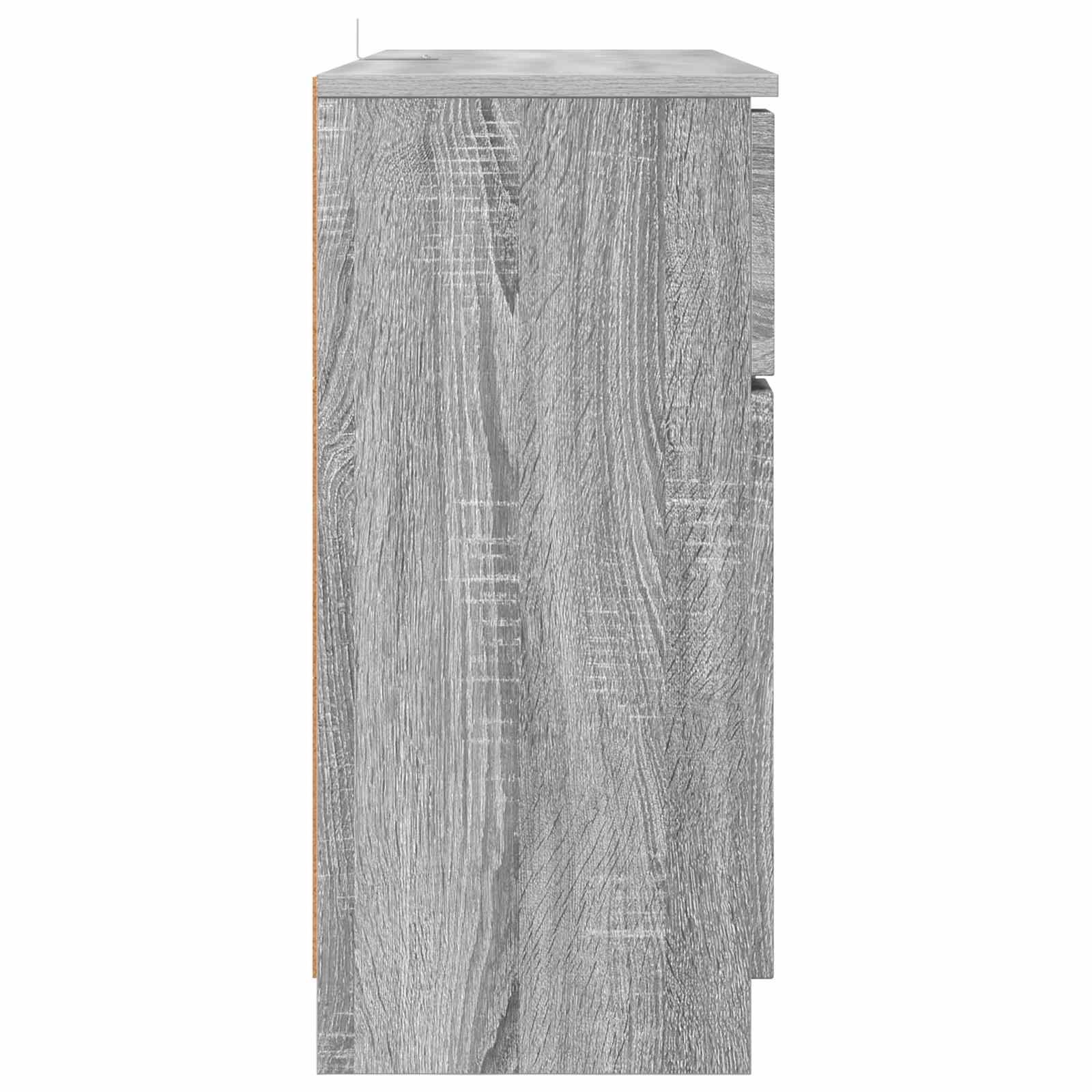 Cabinet Gray Sonoma 100 x 30 x 65.6 Engineered wood