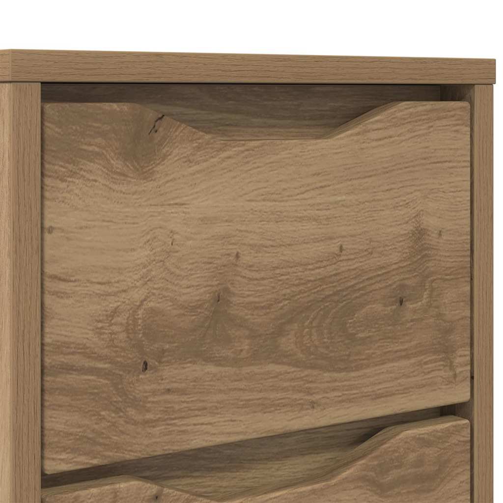 Naktiniai staliukai 2 pcs Amatininkų ąžuolas 30,5 x 30 x 43 cm