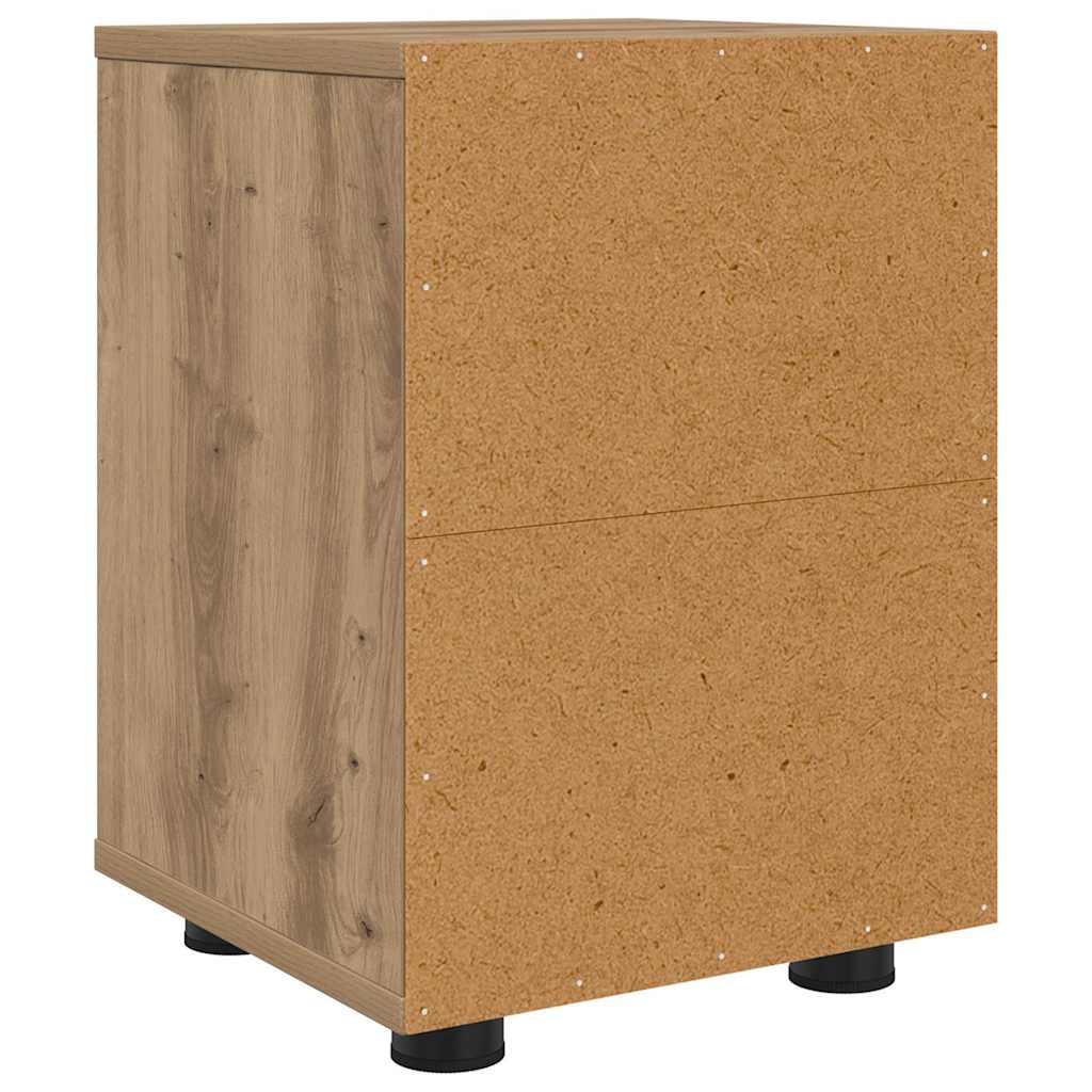 Naktiniai staliukai 2 pcs Amatininkų ąžuolas 30,5 x 30 x 43 cm