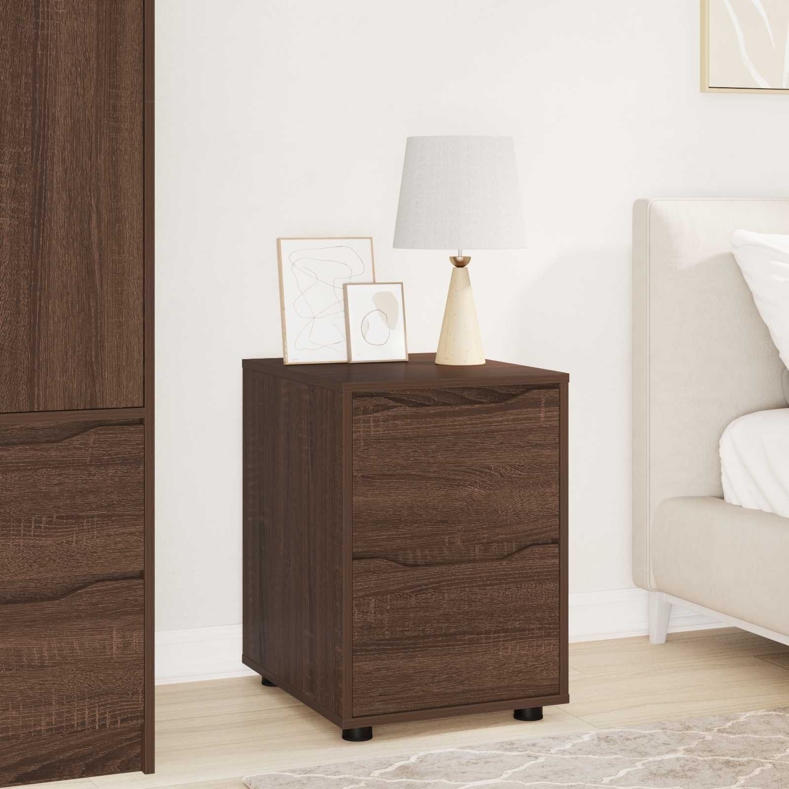 Storage cabinet Rudas oak 40 x 48 x 57 cm Engineered wood