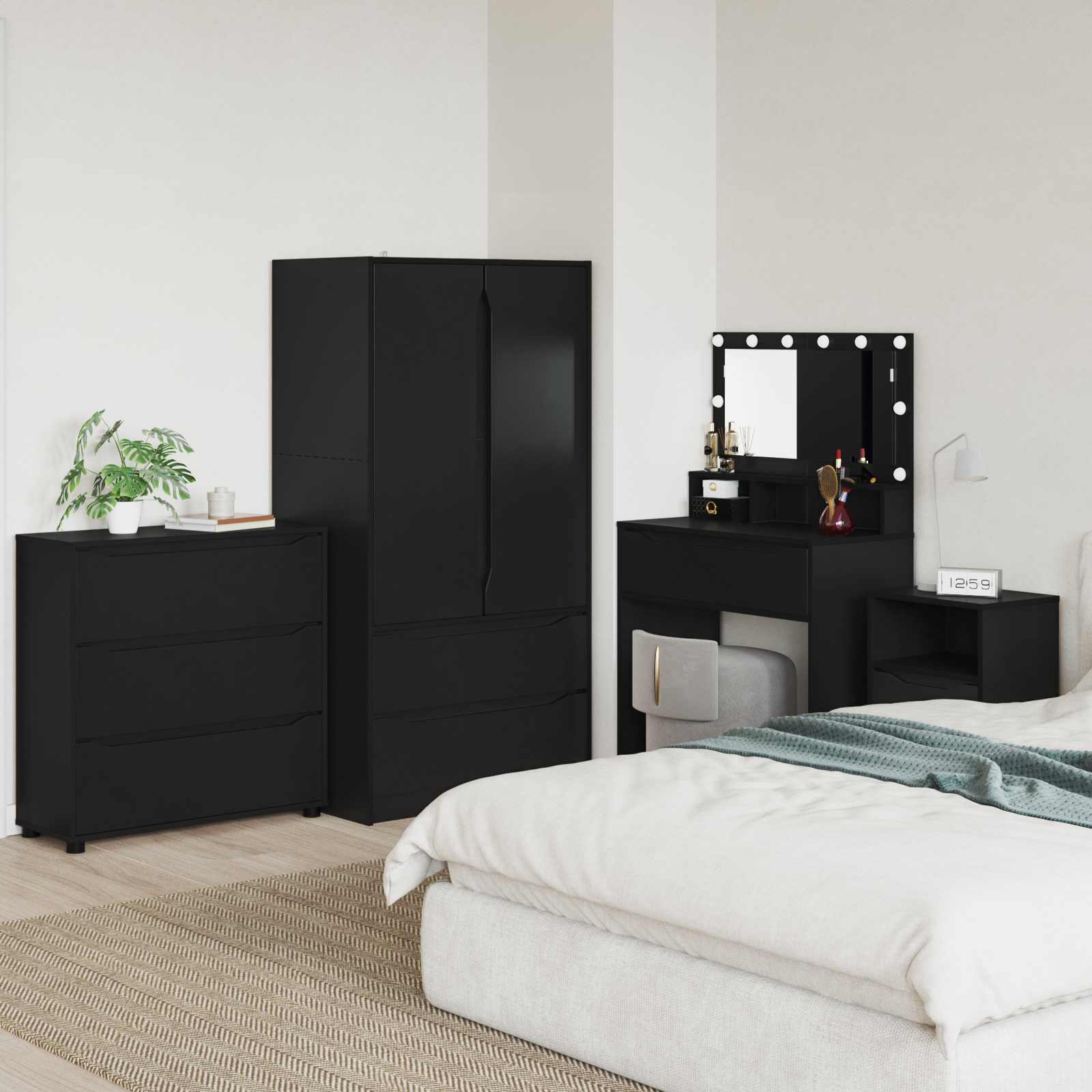 Oppbevaringsskap Juoda 80 x 31 x 81 cm Apdirbta mediena