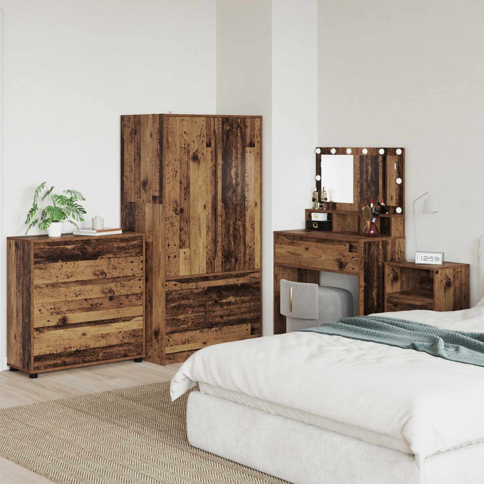 Oppbevaringsskap Senovinis medis 80 x 31 x 81 cm