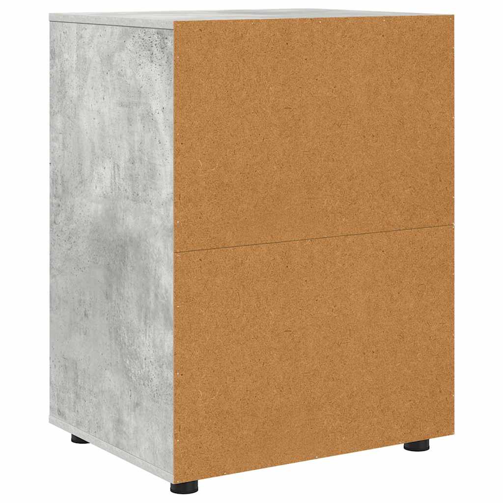 Uzglabāšanas skapītis Betona pelēks 60x48x81 cm Inženierijas koksne