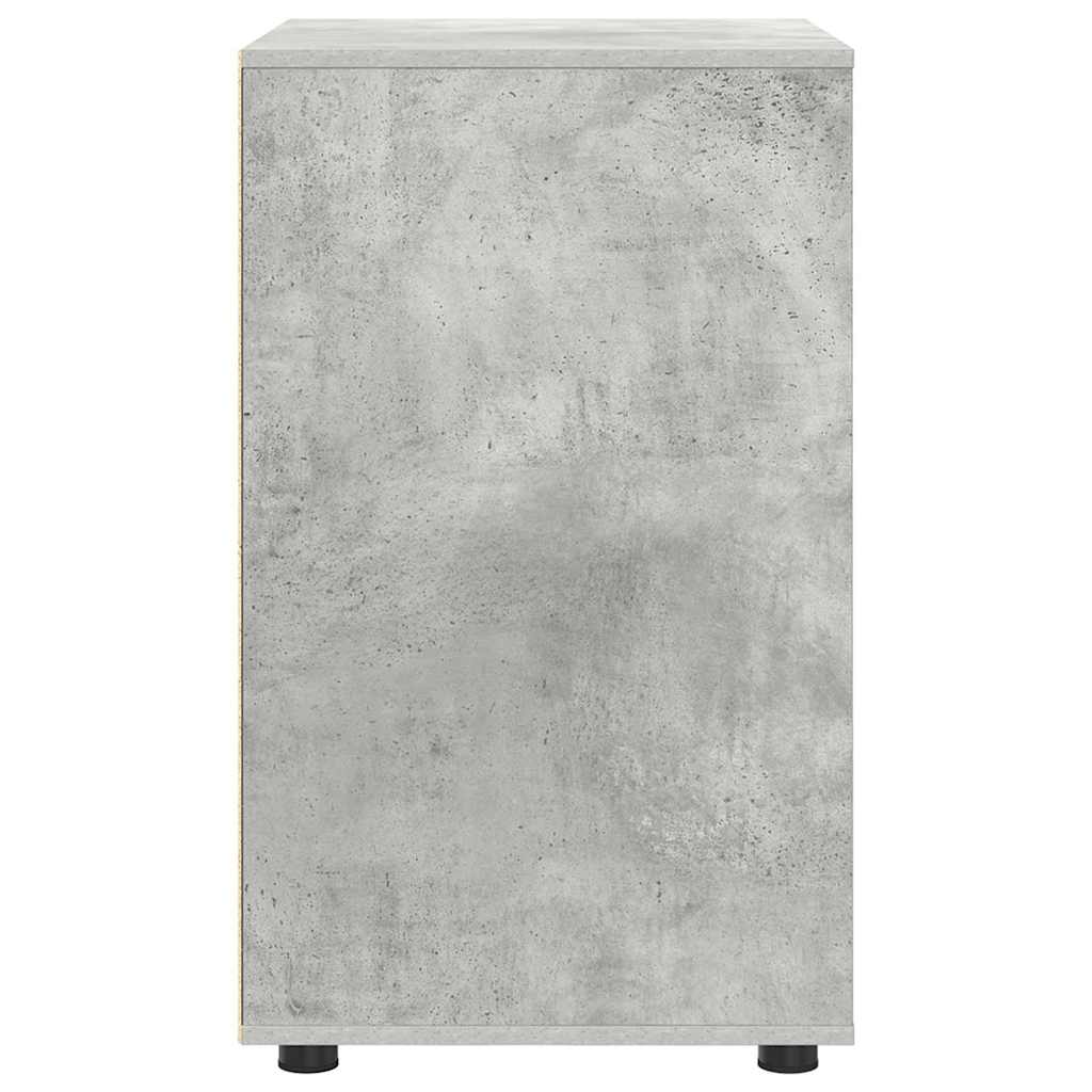 Uzglabāšanas skapītis Betona pelēks 60x48x81 cm Inženierijas koksne