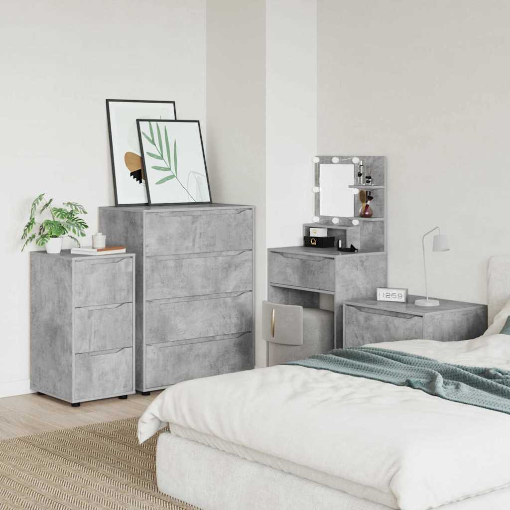 Storage Cabinet Concrete Grey 40 x 48 x 81 cm Engineered wood