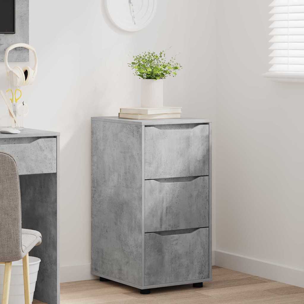 Storage Cabinet Concrete Grey 40 x 48 x 81 cm Engineered wood