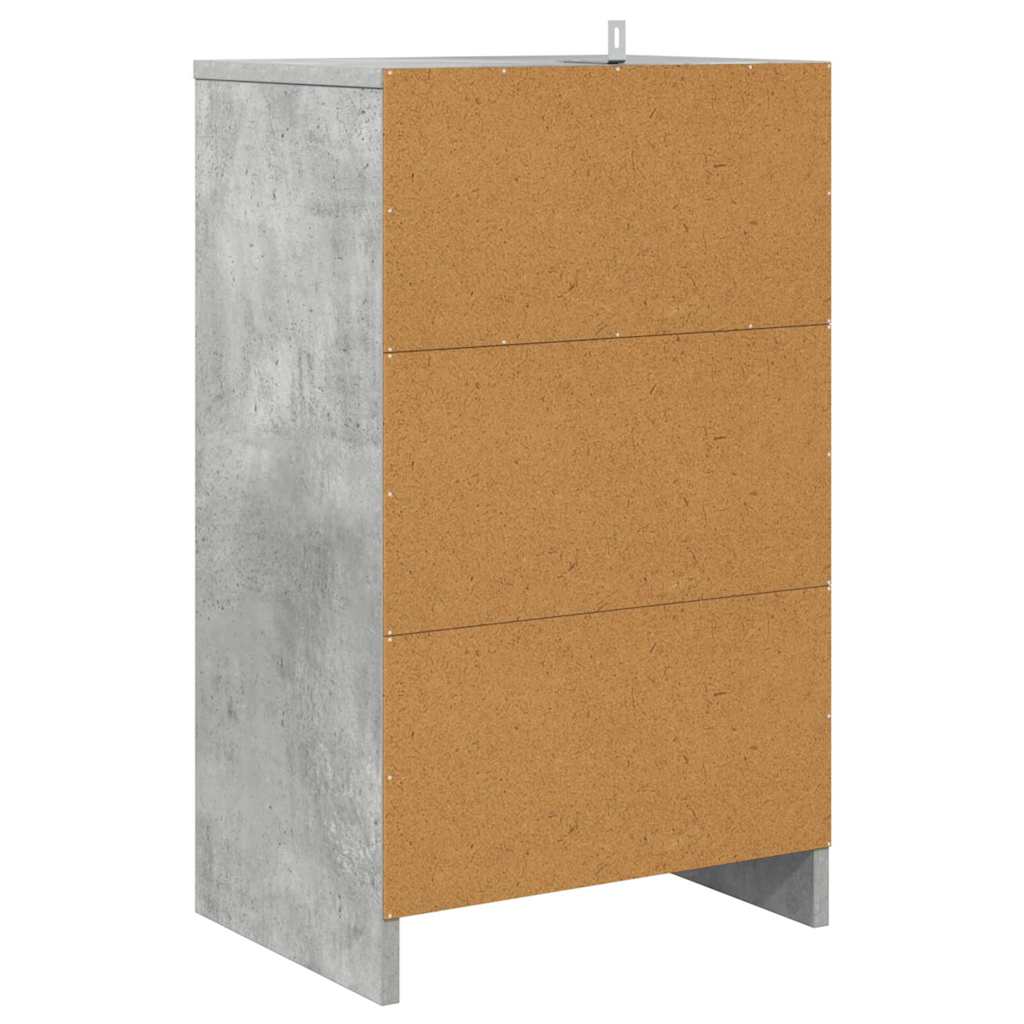 Nightstands 2 pcs Concrete grey 40 x 30 x 467 cm