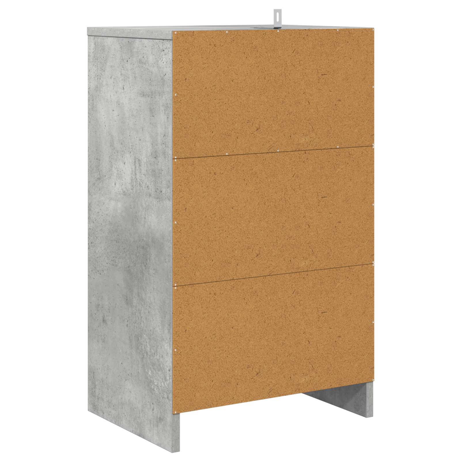 Naktiniai staliukai 2 pcs Betono pilka 40 x 30 x 467 cm