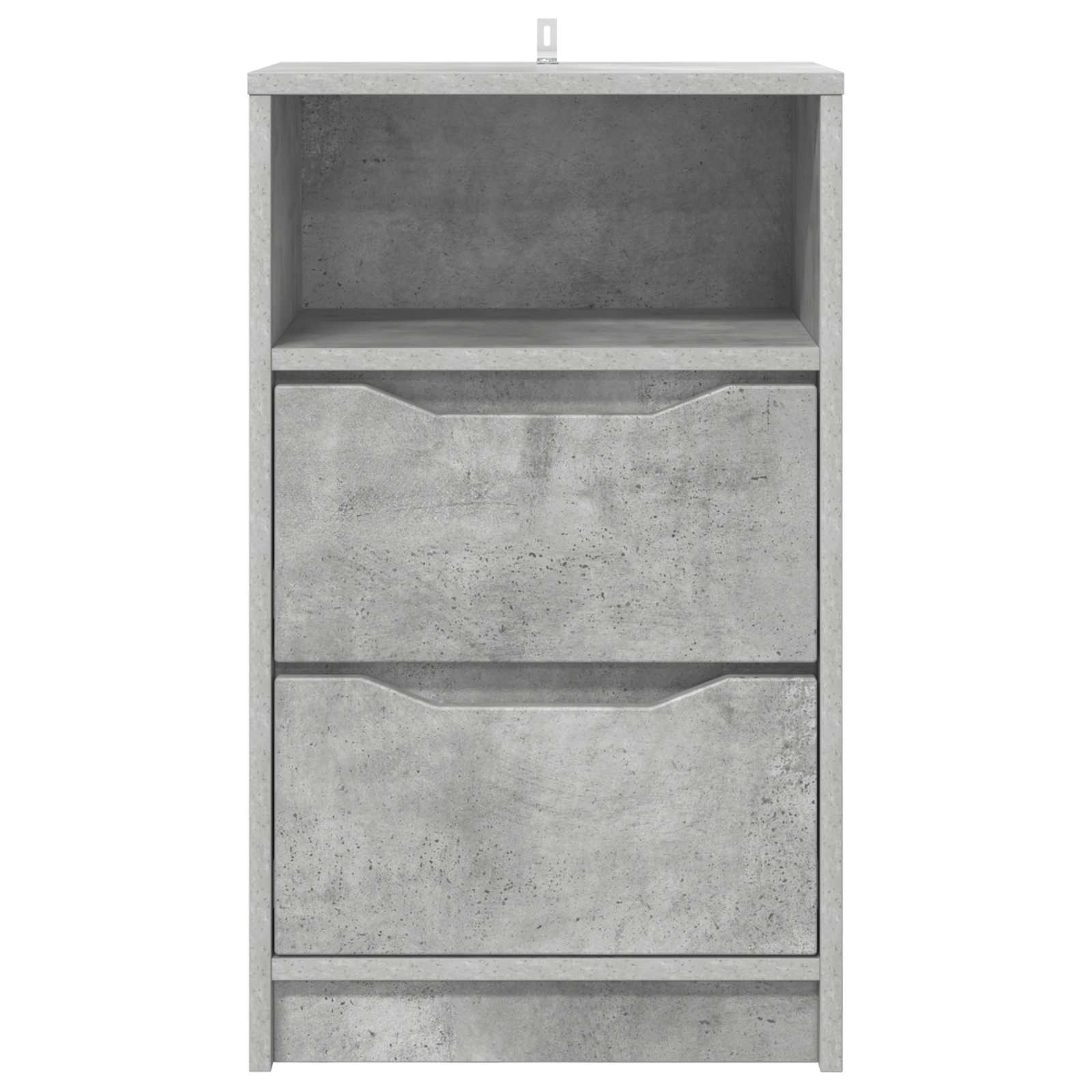 Naktiniai staliukai 2 pcs Betono pilka 40 x 30 x 467 cm