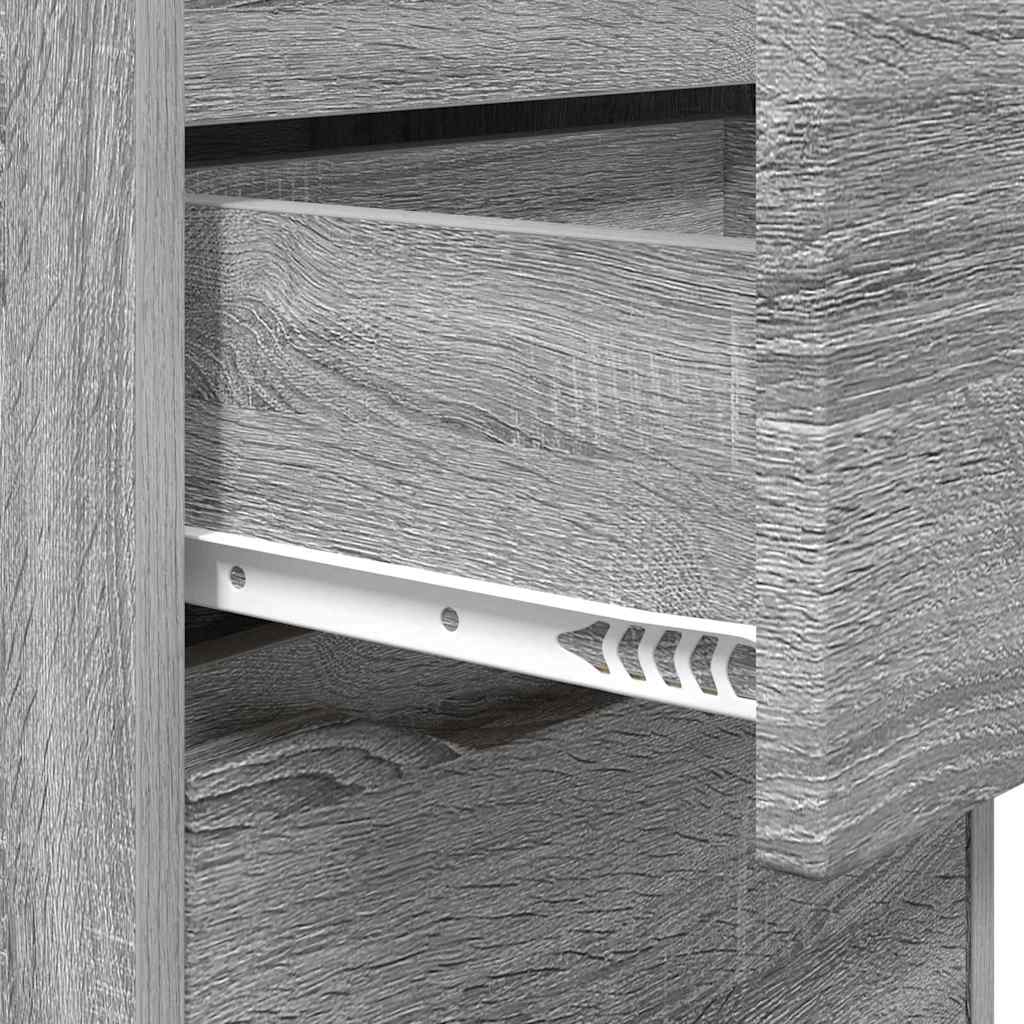 Bedside Table with Drawer Grey Sonoma 40 x 30 x 467 cm