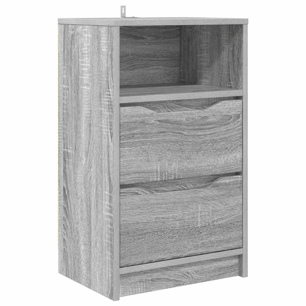 Bedside Table with Drawer Grey Sonoma 40 x 30 x 467 cm