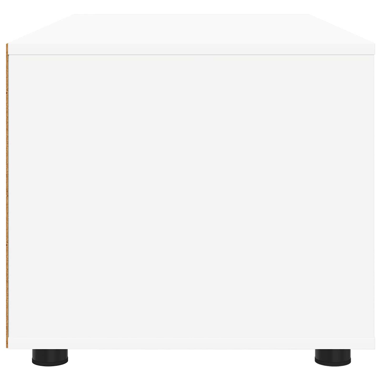 Televizoriaus spintelė Balta 100 x 48 x 43 cm Apdirbta mediena