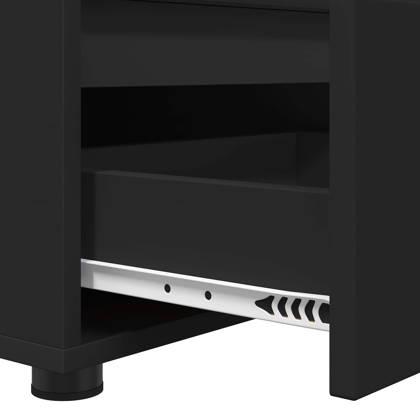 TV Cabinet Black 100 x 48 x 43 cm Engineered Wood