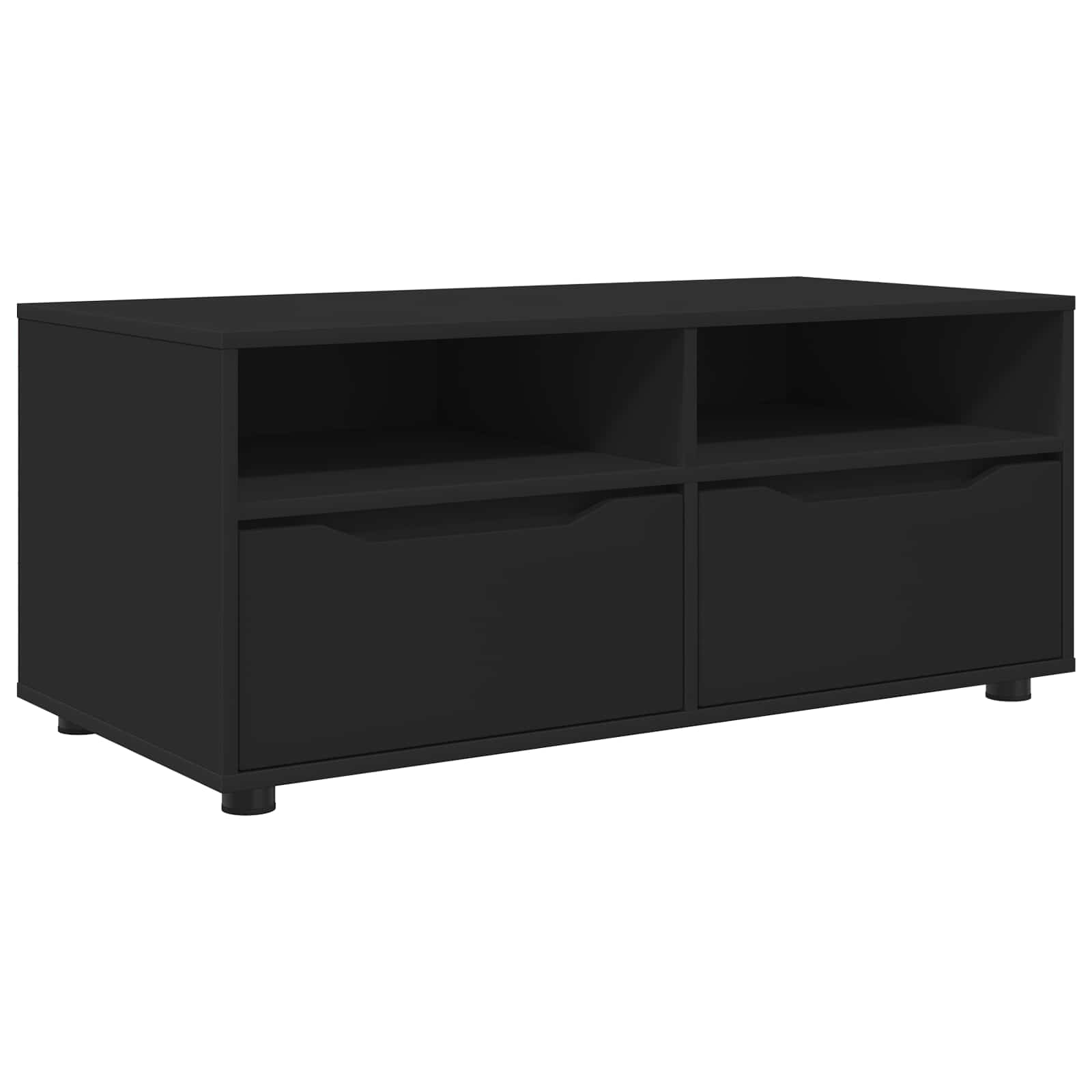 TV Cabinet Black 100 x 48 x 43 cm Engineered Wood