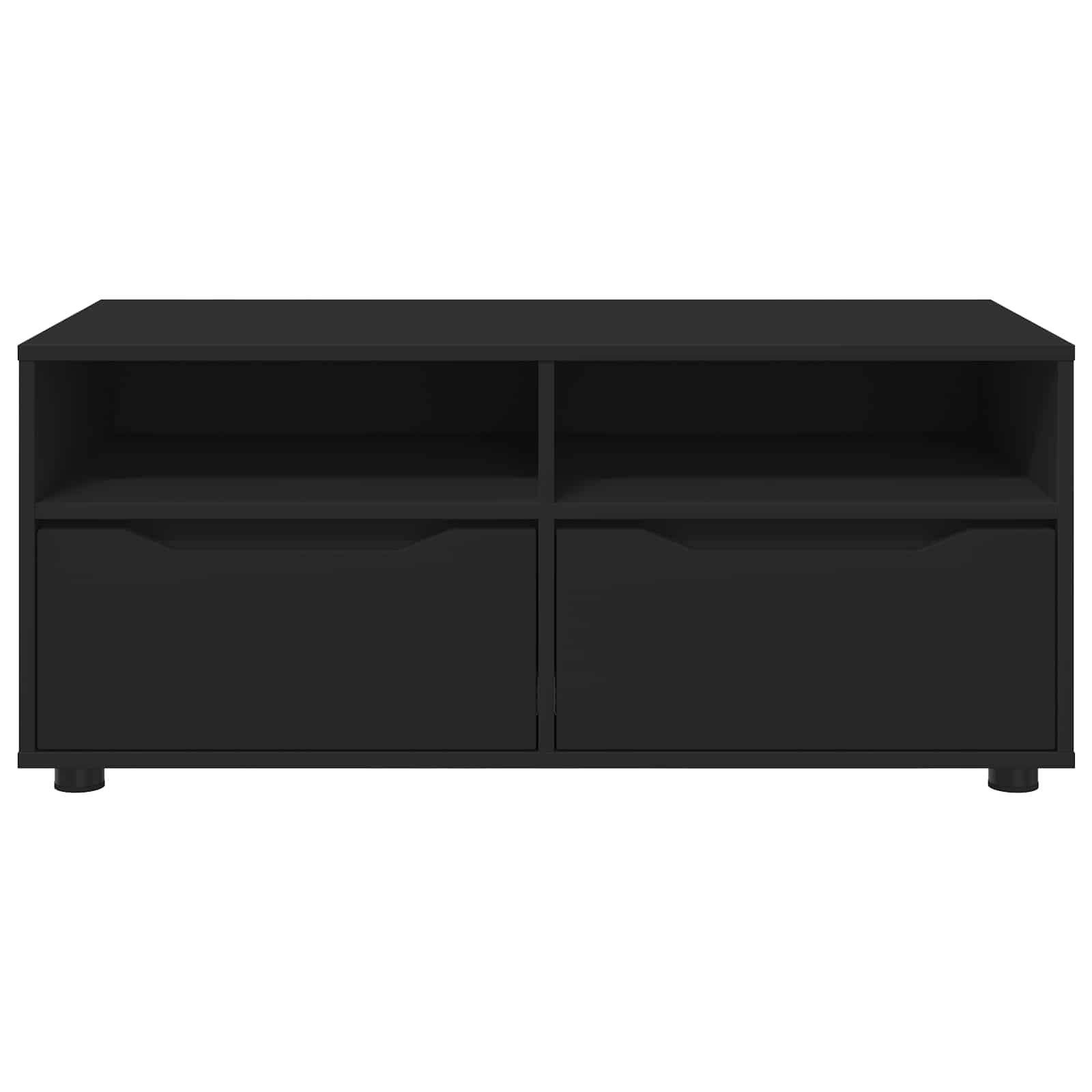 TV Cabinet Black 100 x 48 x 43 cm Engineered Wood