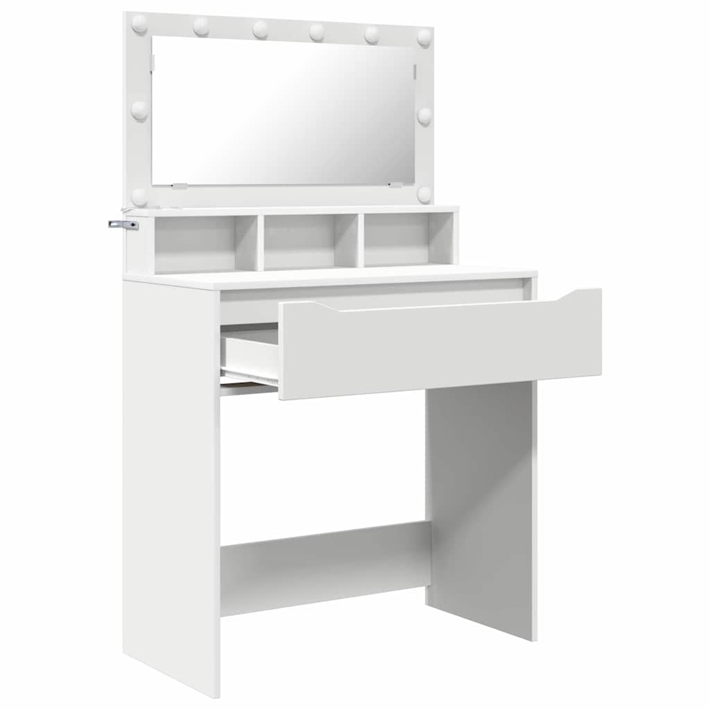 Bedroom Dressing Tables White 80 x 39.6 x 135 cm
