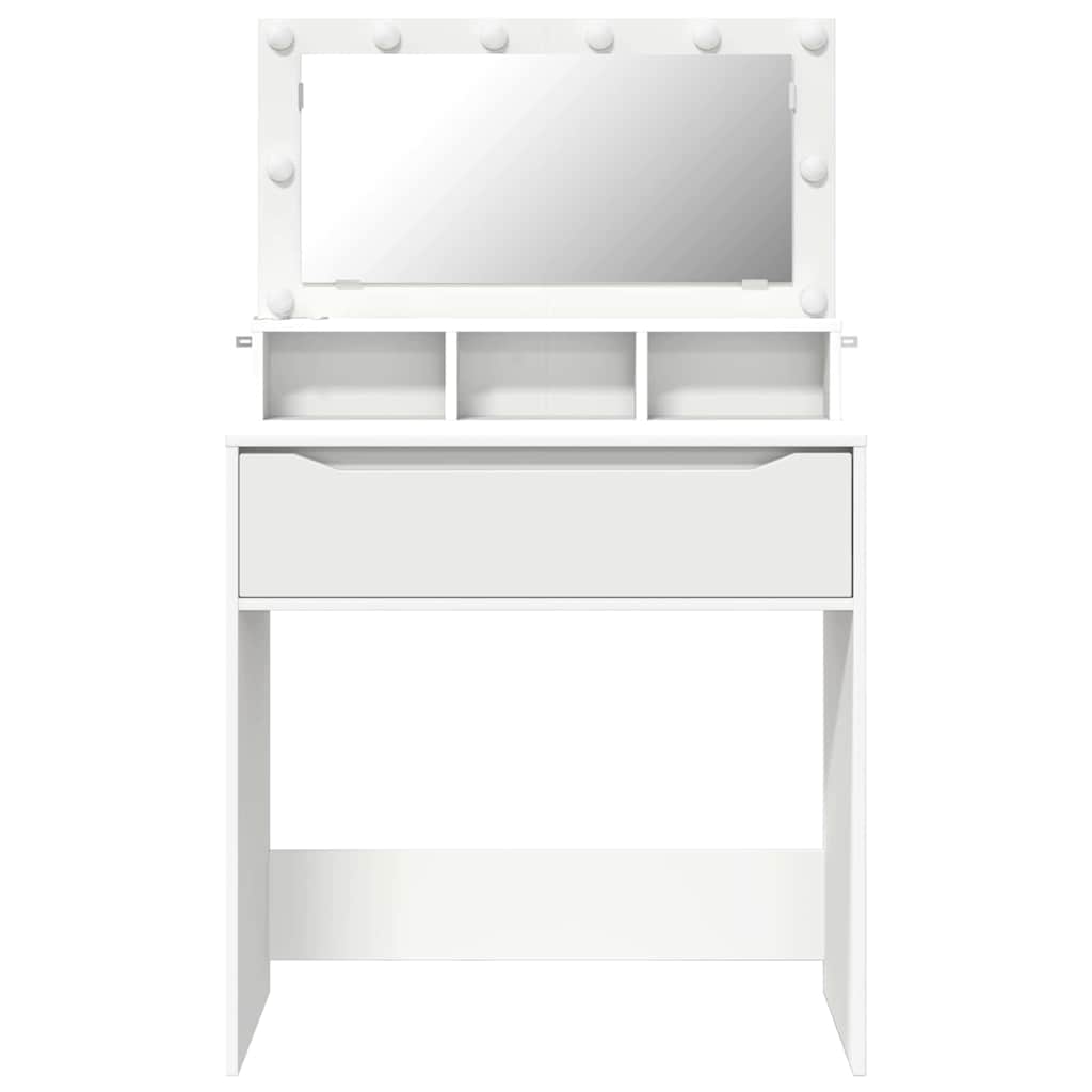 Bedroom Dressing Tables White 80 x 39.6 x 135 cm