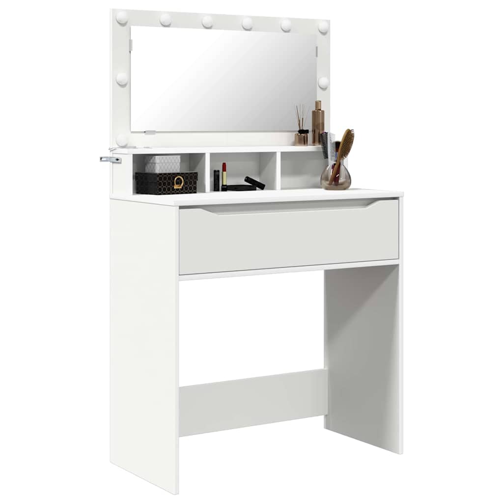 Bedroom Dressing Tables White 80 x 39.6 x 135 cm