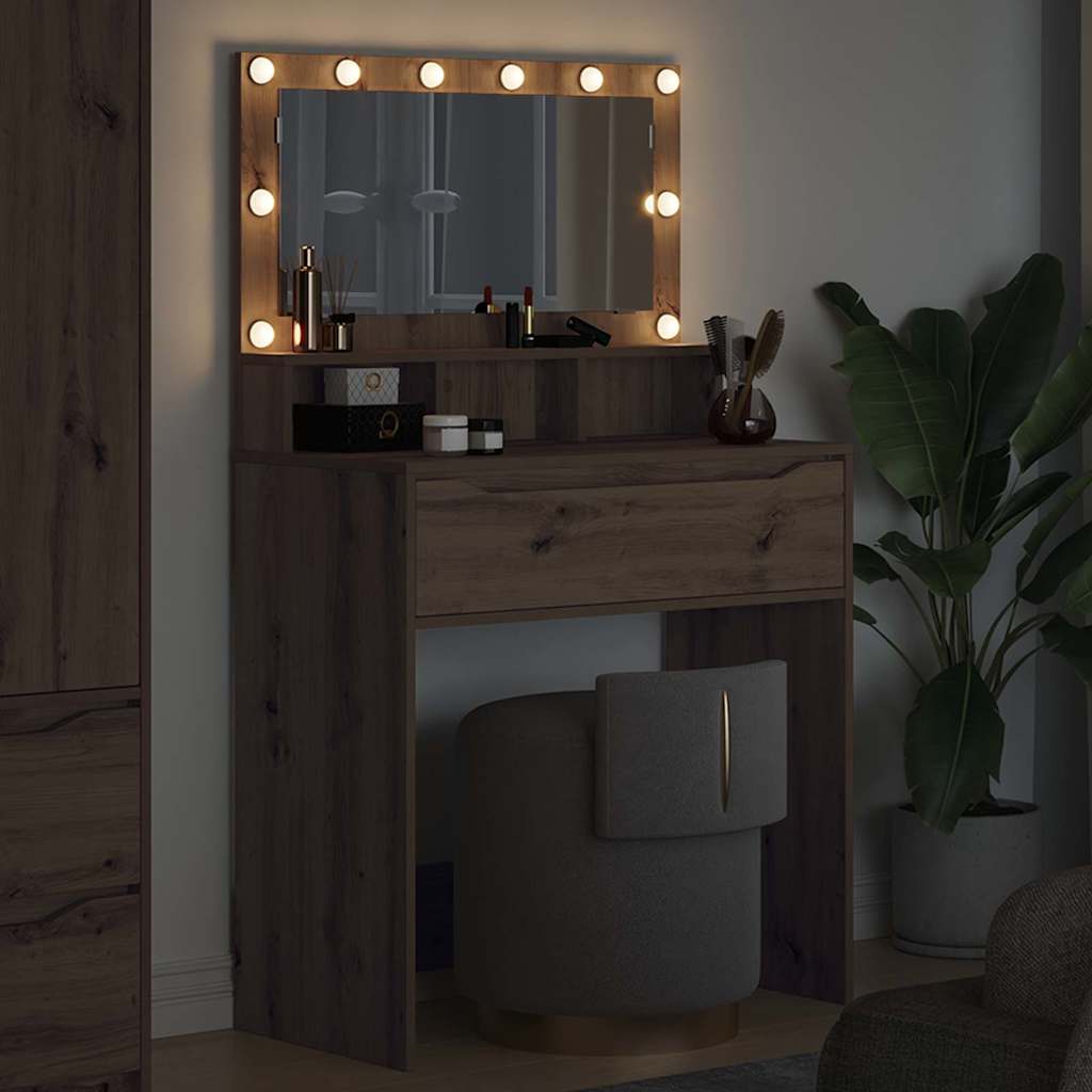 Bedroom dressing tables with drawer Craftsmen oak