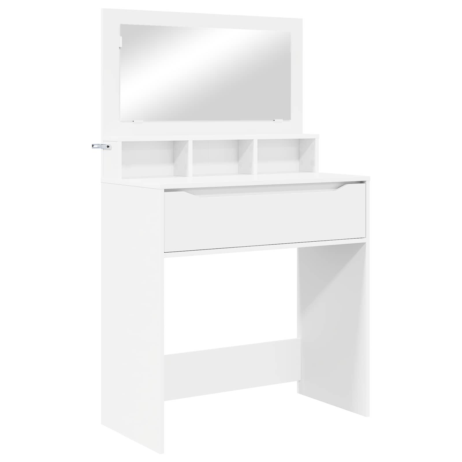 Miegamojo persirengimo stalai Balta 80 x 39,6 x 135 cm
