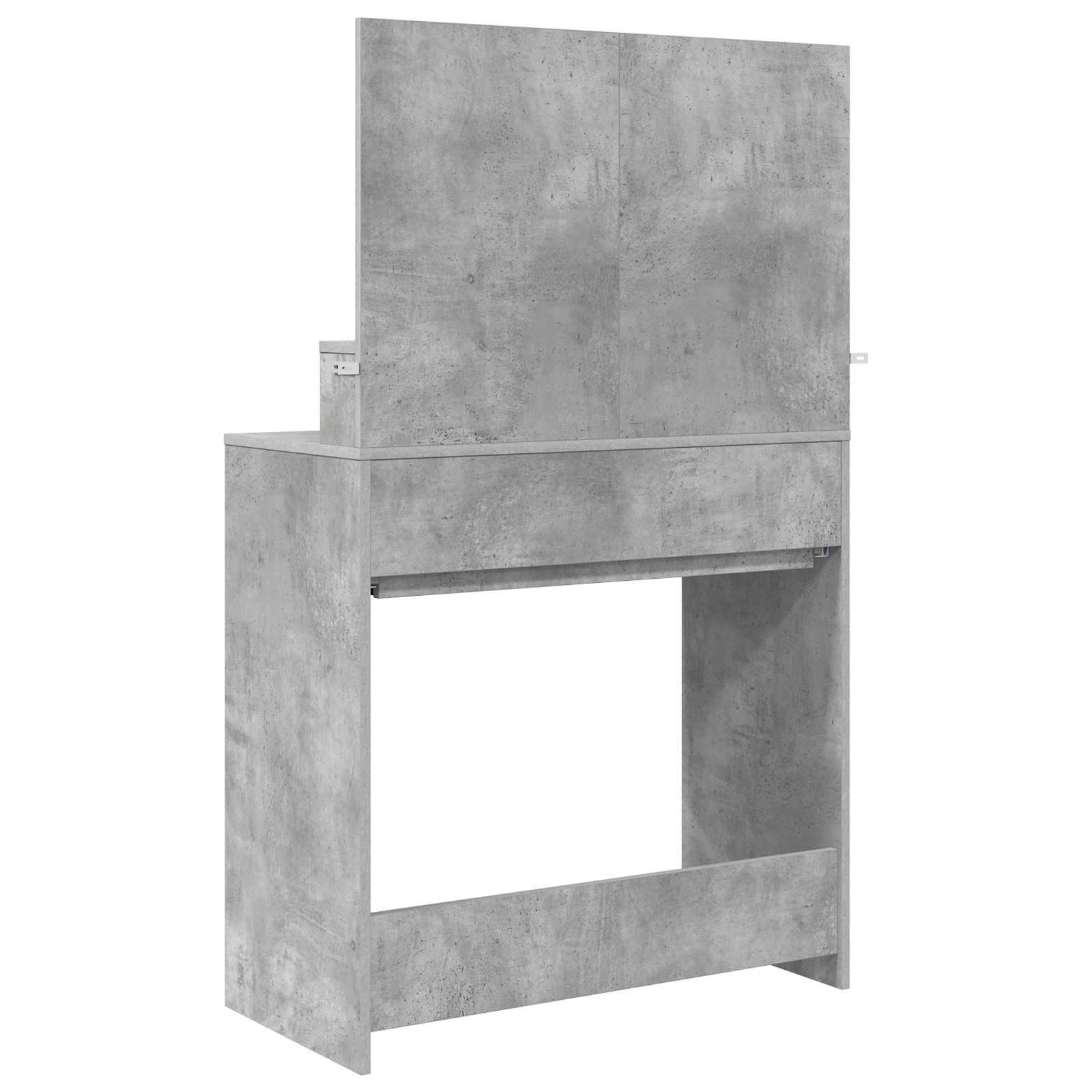 Miegamojo persirengimo stalai Betono pilka 80 x 39,6 x 135 cm