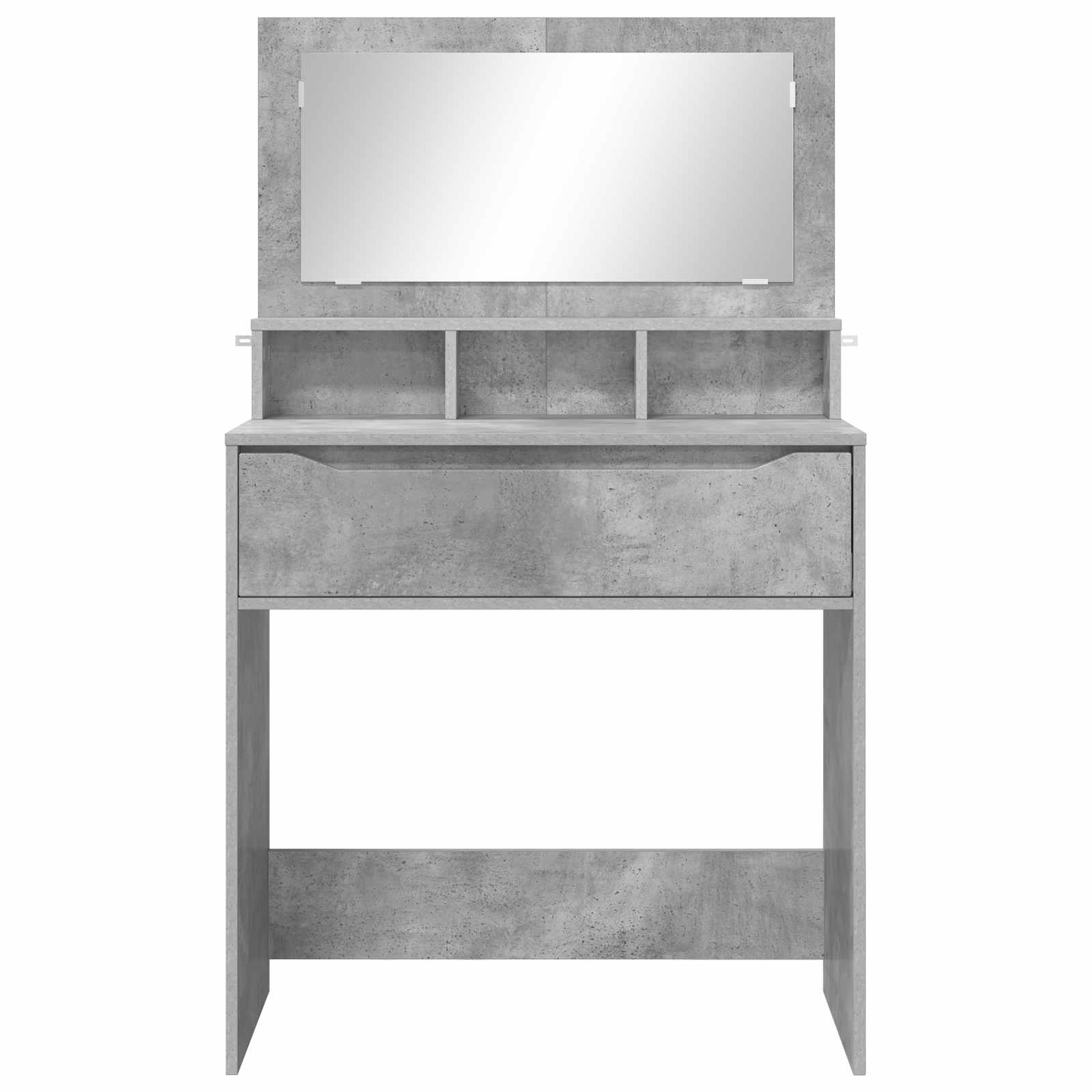 Miegamojo persirengimo stalai Betono pilka 80 x 39,6 x 135 cm