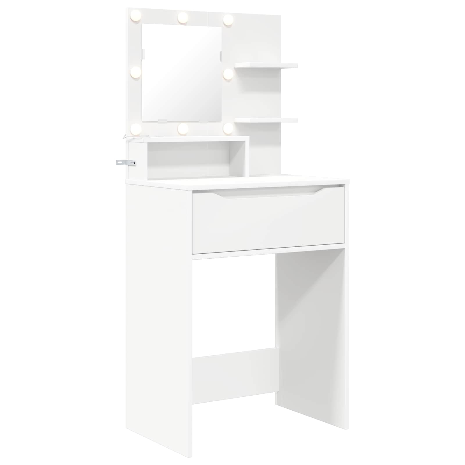 Miegamojo persirengimo stalai Balta 80 x 39,6 x 135 cm