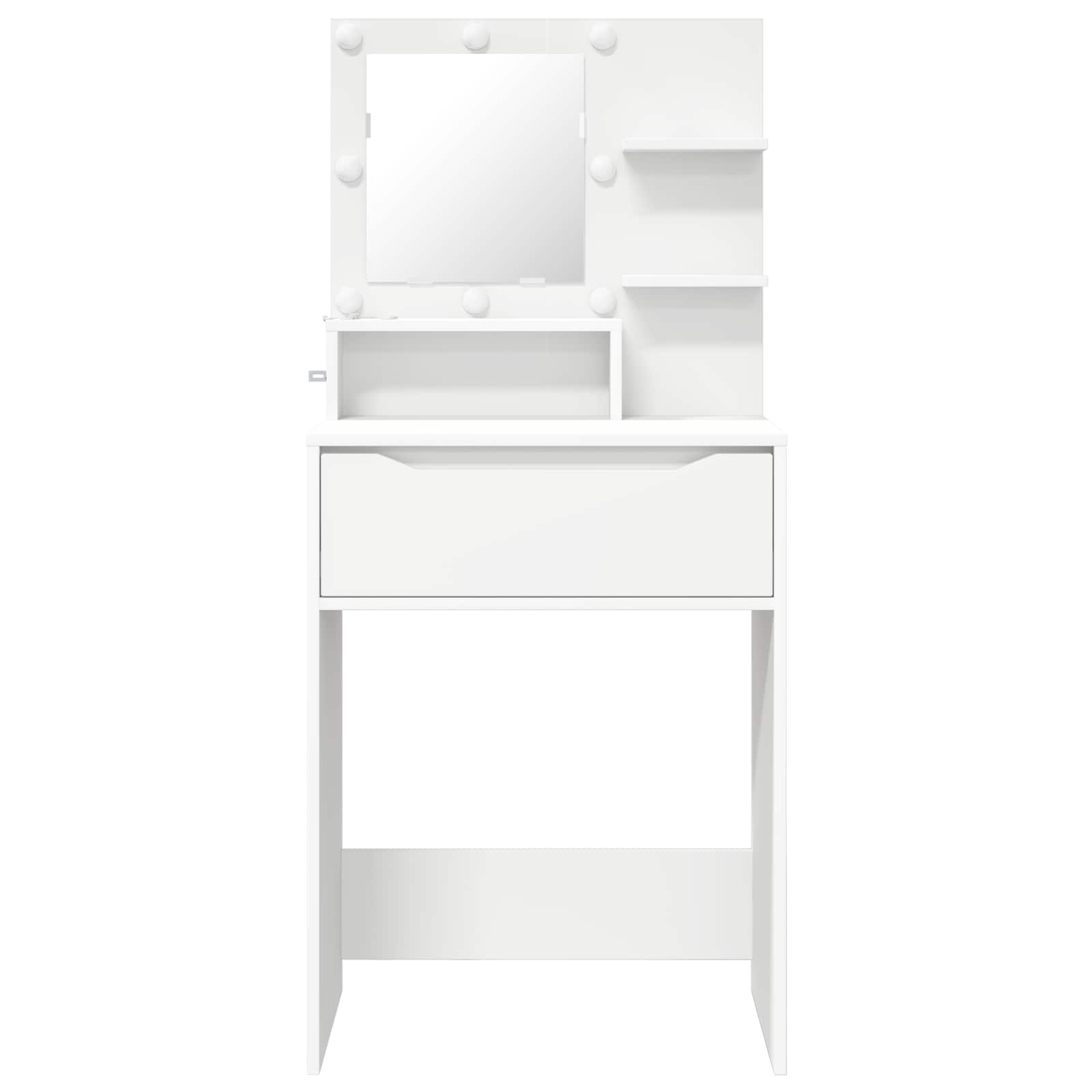 Miegamojo persirengimo stalai Balta 80 x 39,6 x 135 cm