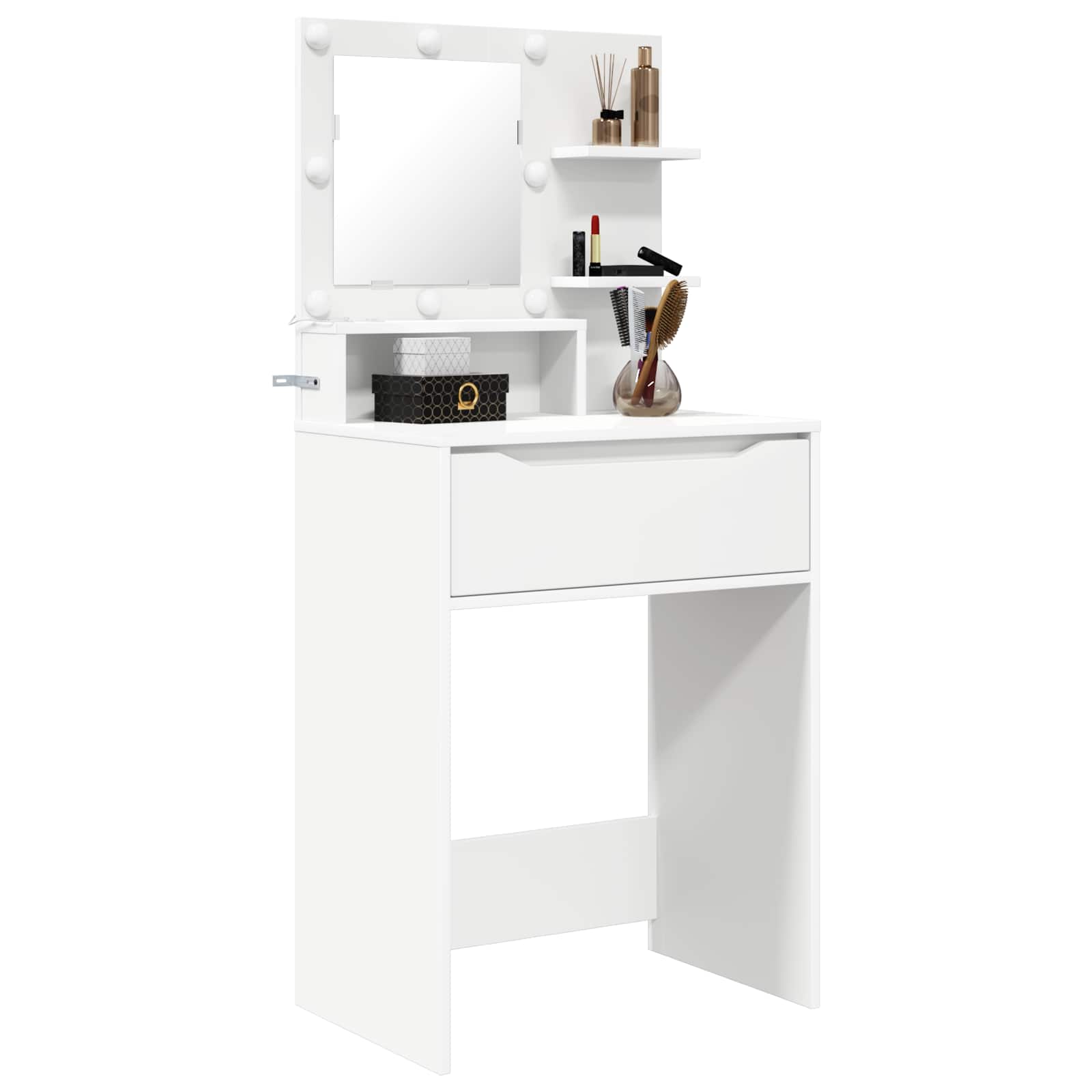 Miegamojo persirengimo stalai Balta 80 x 39,6 x 135 cm