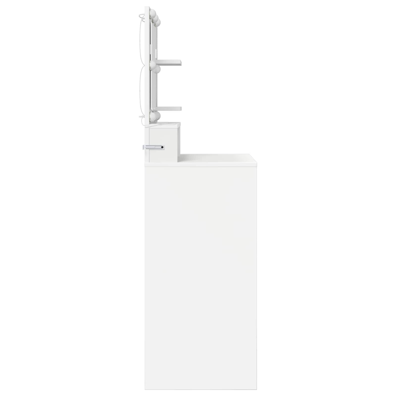 Miegamojo persirengimo stalai Balta 80 x 39,6 x 135 cm