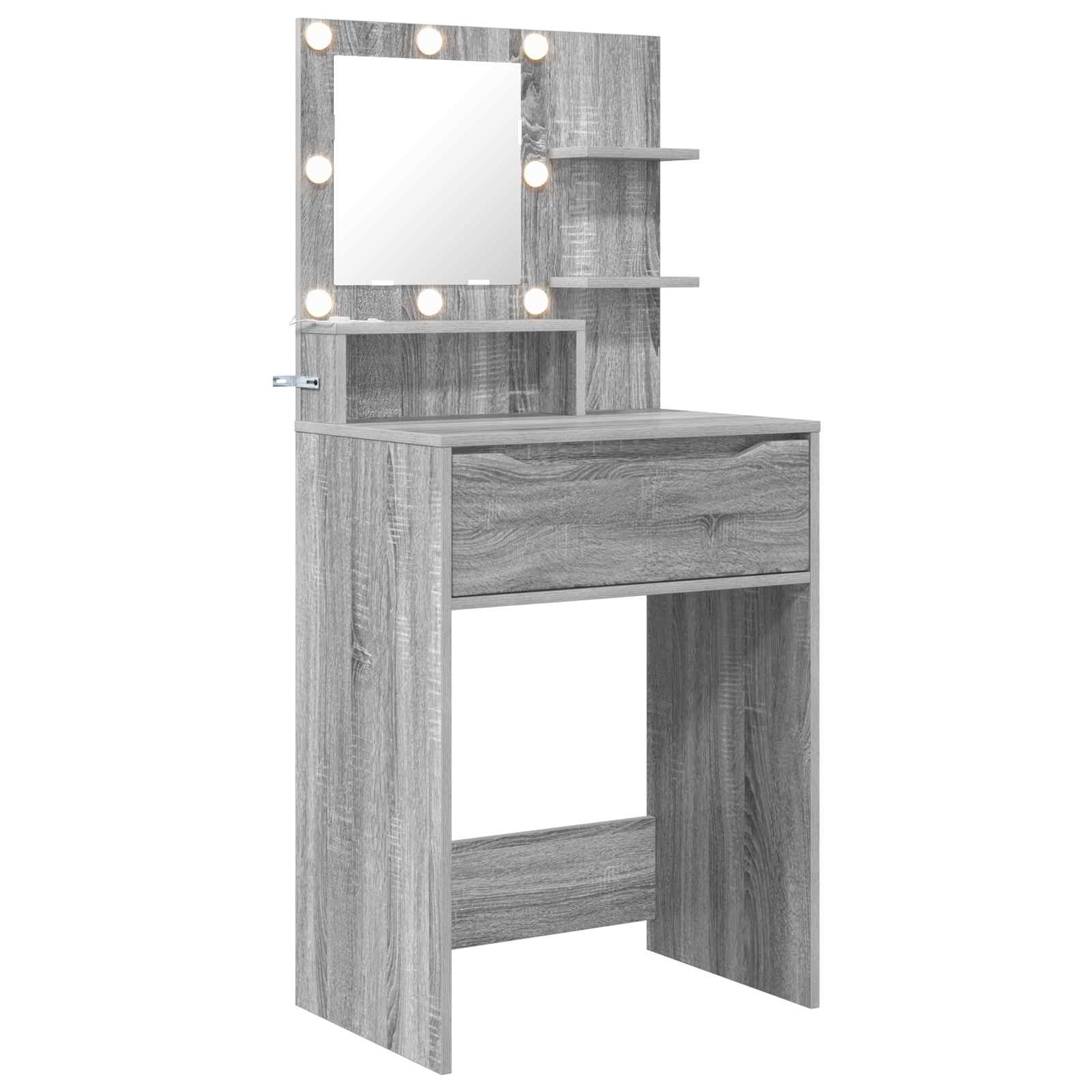 Miegamojo persirengimo stalai Pilkas Sonoma 80 x 39,6 x 135 cm