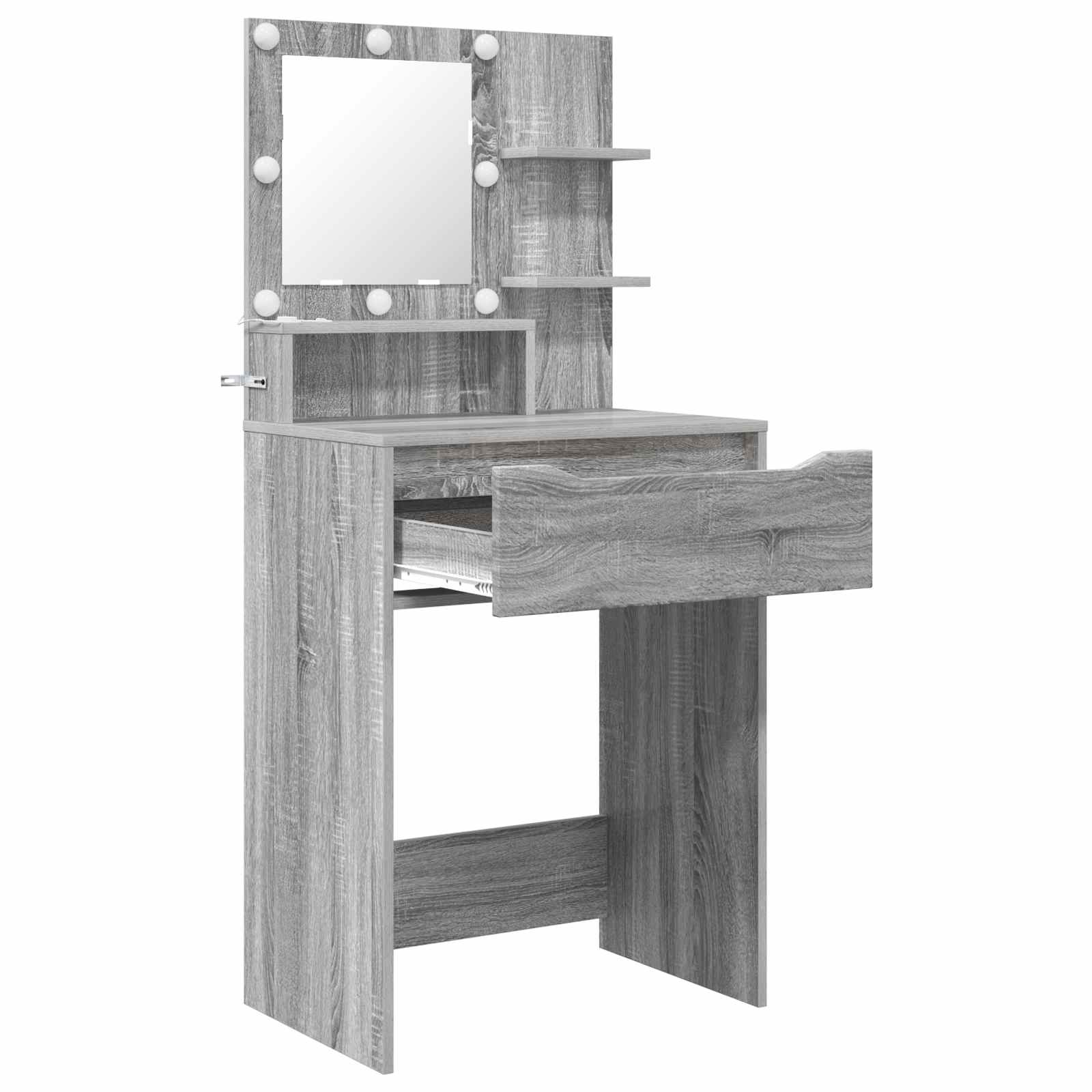 Miegamojo persirengimo stalai Pilkas Sonoma 80 x 39,6 x 135 cm