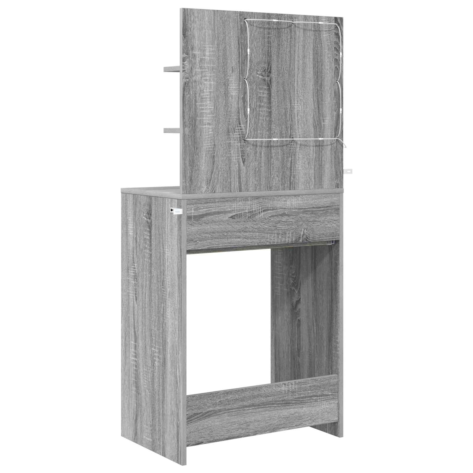 Miegamojo persirengimo stalai Pilkas Sonoma 80 x 39,6 x 135 cm