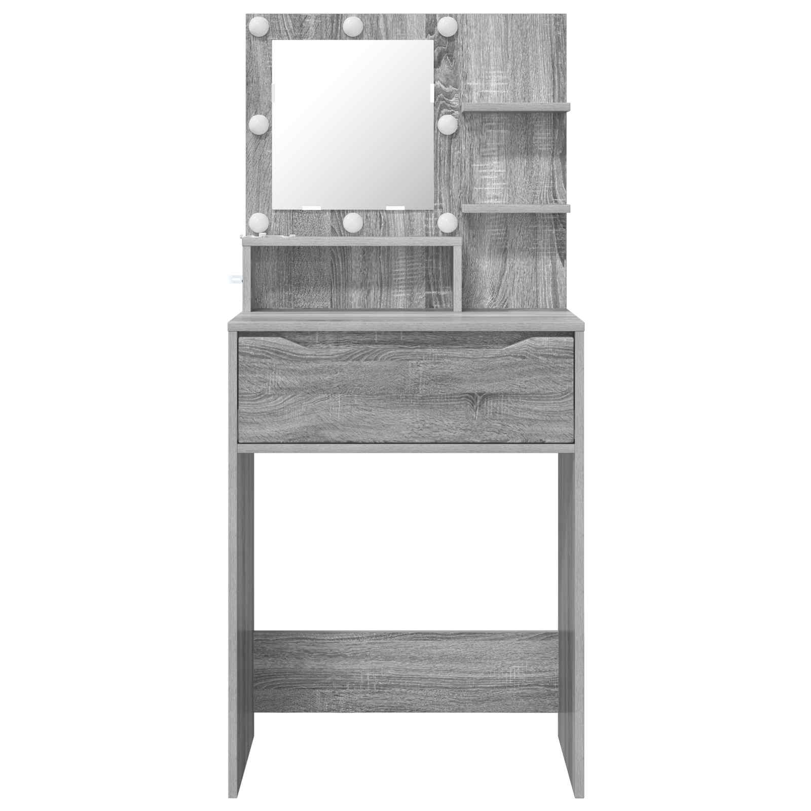 Miegamojo persirengimo stalai Pilkas Sonoma 80 x 39,6 x 135 cm