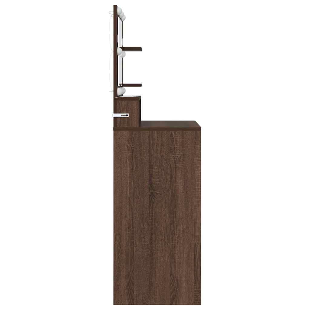 Guļamistabas kumodes Brūns ozols 80 x 39,6 x 135 cm