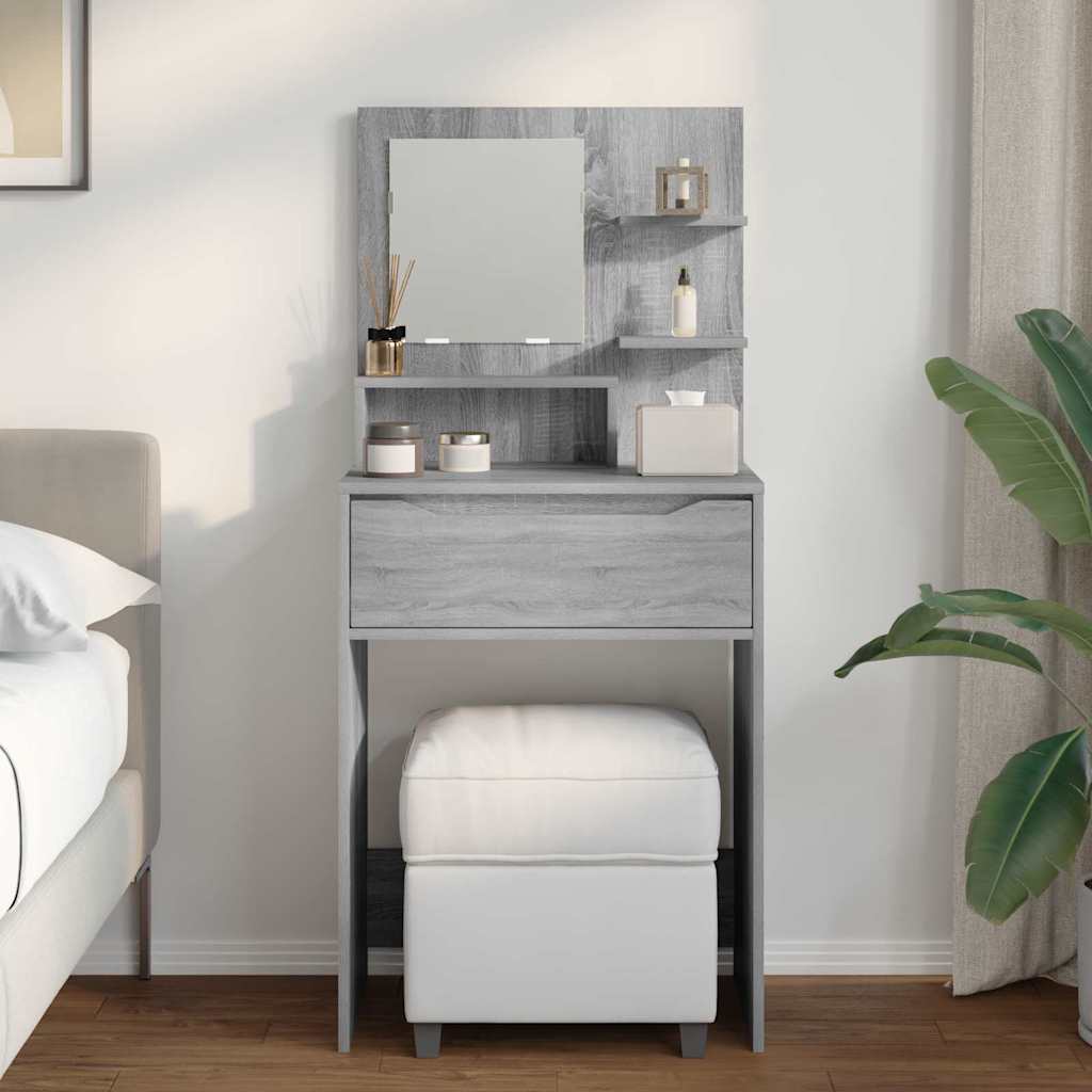 Miegamojo persirengimo stalai Pilkas Sonoma 80 x 39,6 x 135 cm