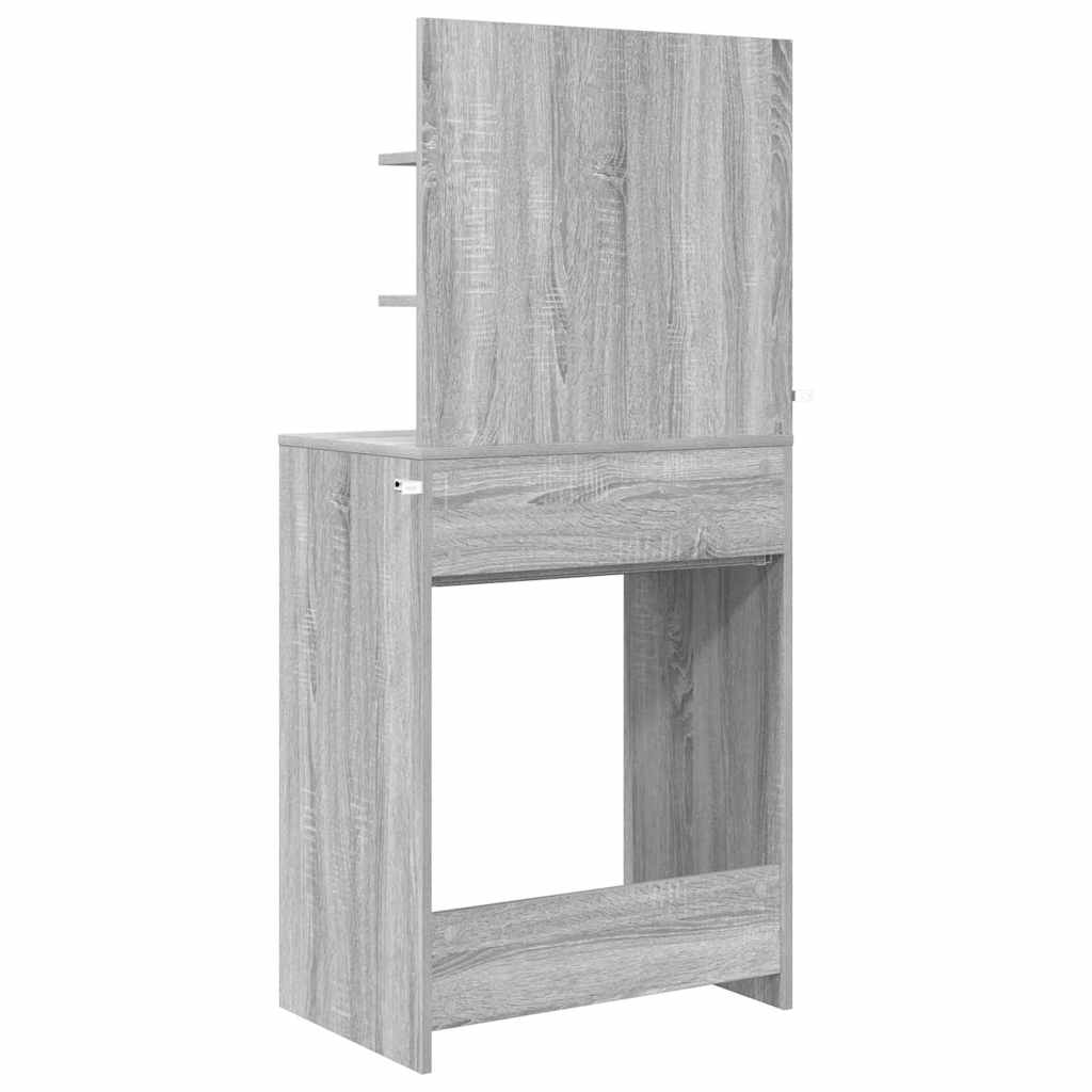 Miegamojo persirengimo stalai Pilkas Sonoma 80 x 39,6 x 135 cm