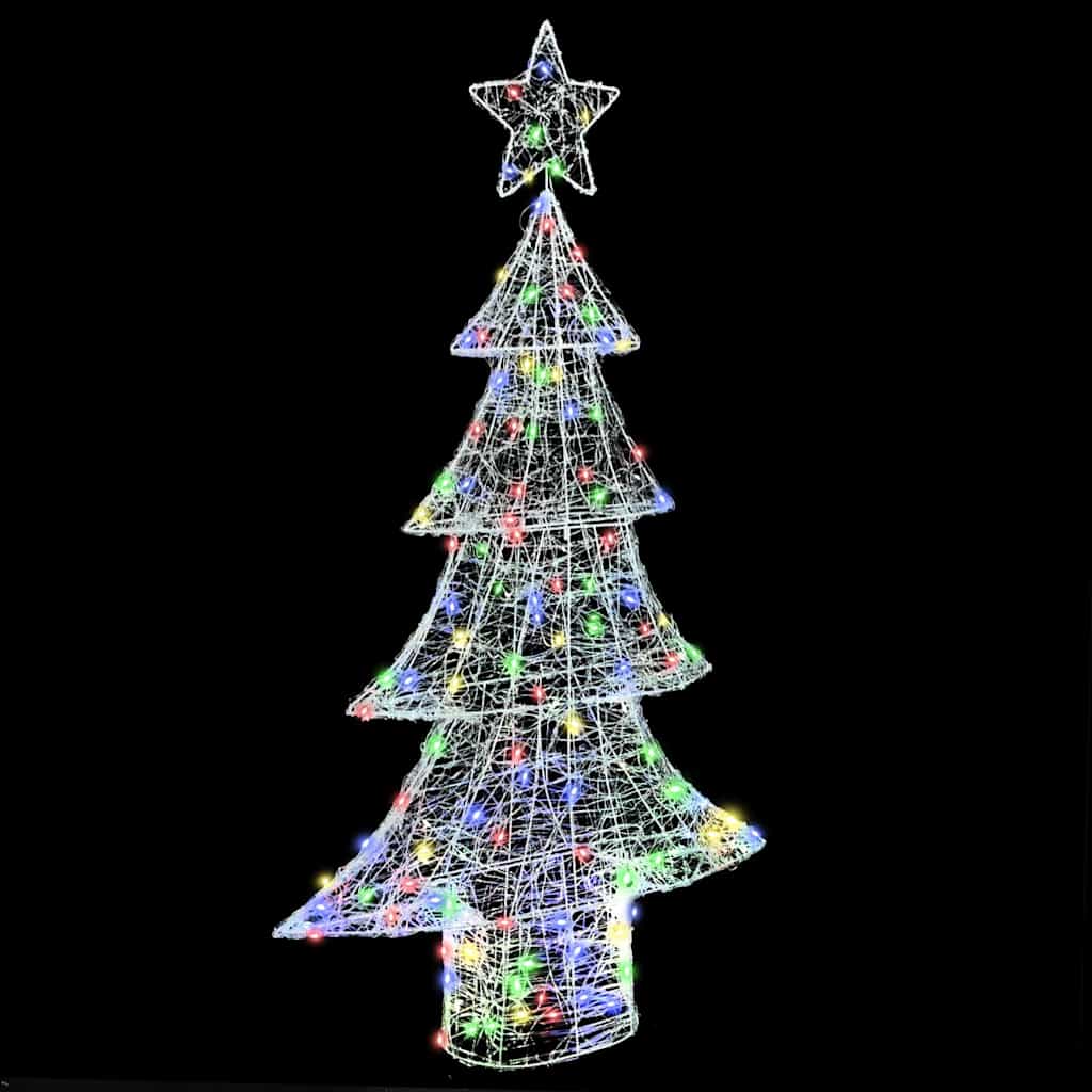 Kalėdų eglutė su 160 LED Įvairiaspalvis 150 cm Akrilas