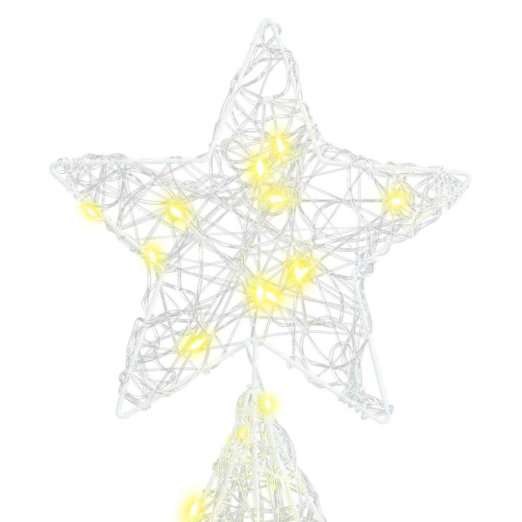 Christmas Tree with 240 LED Warm White 180 cm Acrylic