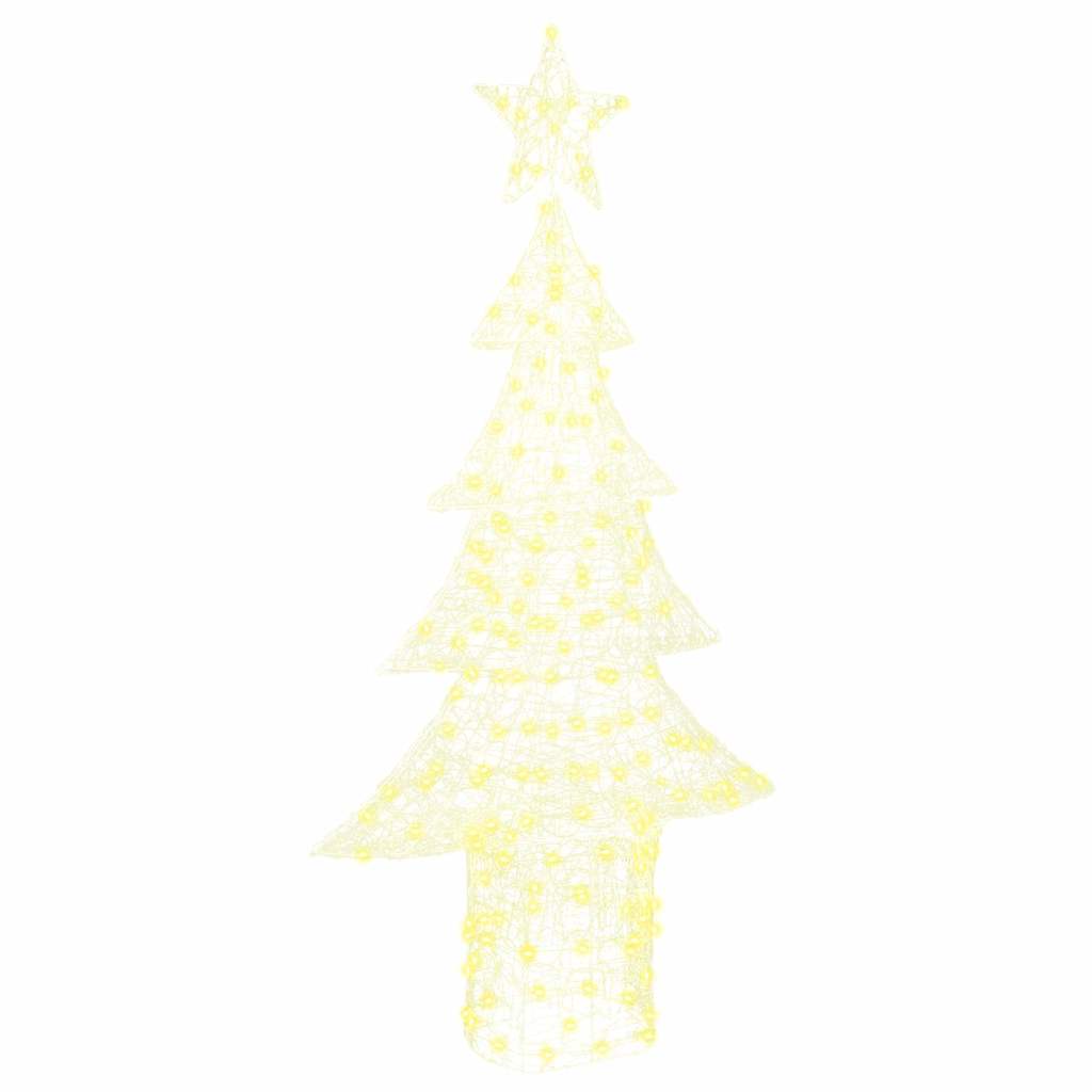 Christmas Tree with 240 LED Warm White 180 cm Acrylic