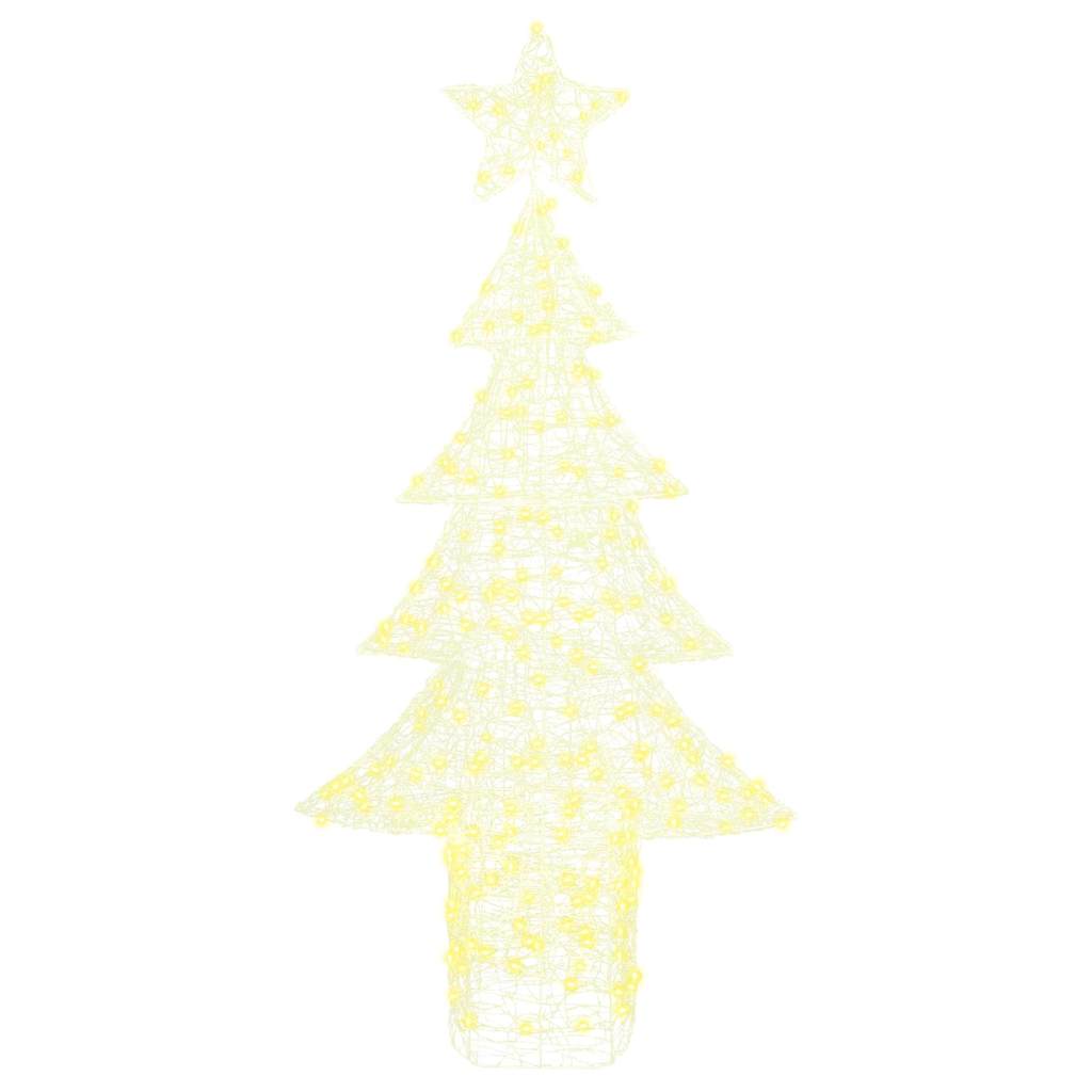 Christmas Tree with 240 LED Warm White 180 cm Acrylic