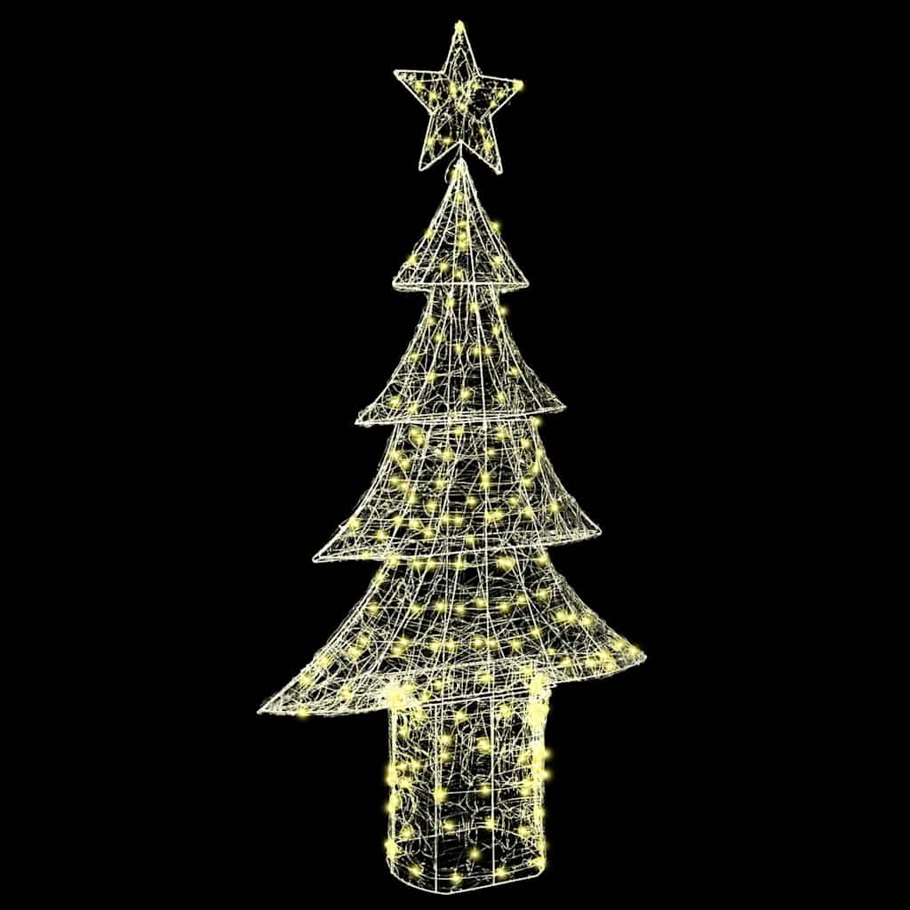 Christmas Tree with 240 LED Warm White 180 cm Acrylic