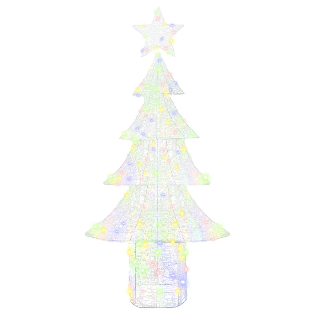 Kalėdų eglutė su 240 LED Įvairiaspalvis 180 cm Akrilas