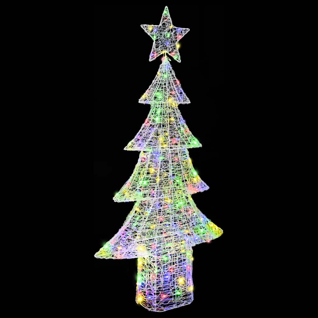 Kalėdų eglutė su 240 LED Įvairiaspalvis 180 cm Akrilas