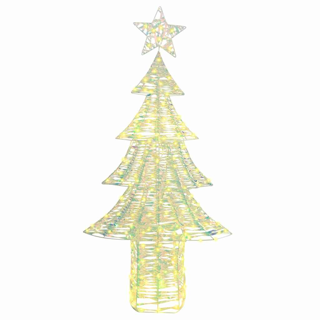 Kalėdų eglutė su 240 LED Šilta balta 181 cm PET