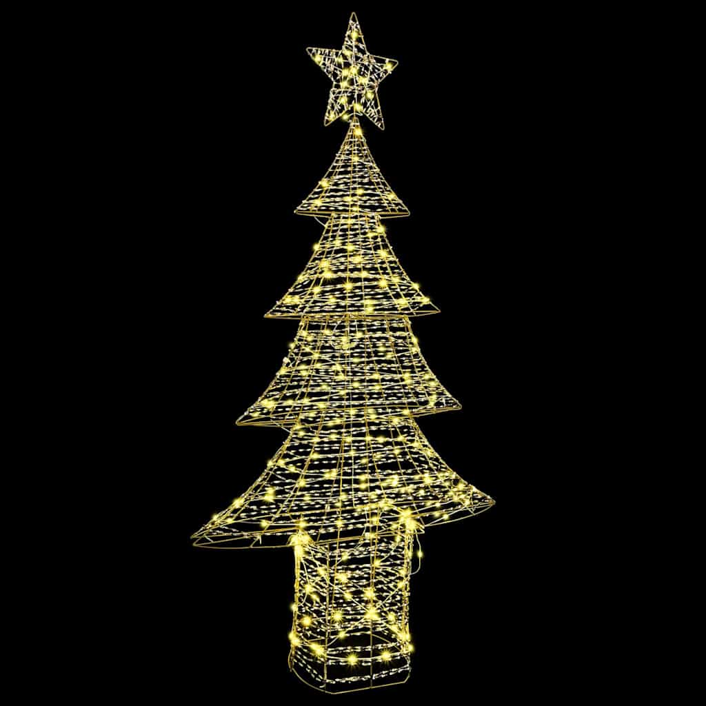 Kalėdų eglutė su 240 LED Šilta balta 181 cm PET