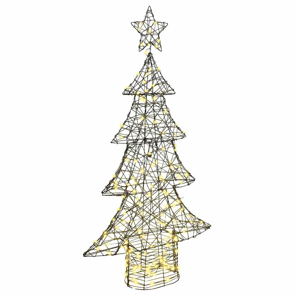Kalėdų eglutė su 160 LED Šilta balta 150 cm Ratanas