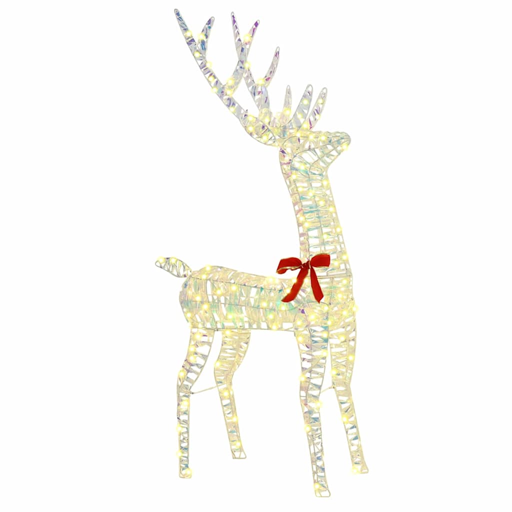 Elnių šeima 3 vnt. 300 LED Šilta balta 67 x 26 x 127 cm PET